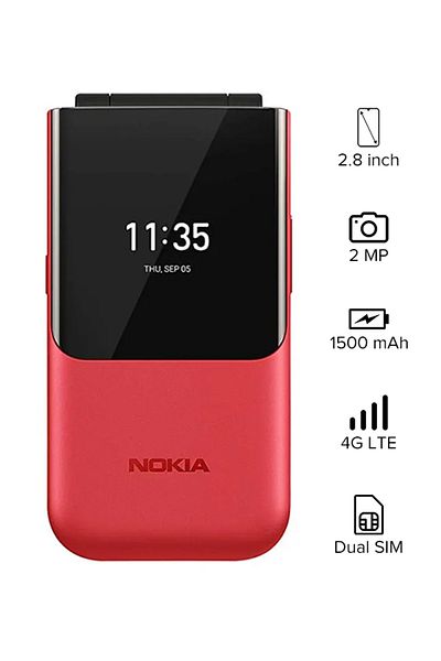 Nokia 2720 Dual SIM 512MP 4GB RAM 4G LTE