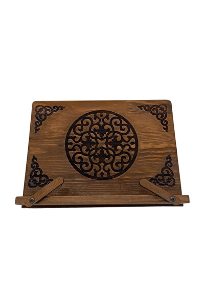 münzevi Ahsap Masaüstü Rahle/Tablet/Kitap Tutucu