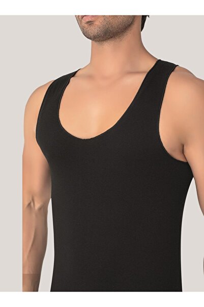 Arma Yıldız Ανδρικό αόρατο μονό Ghost Tank Top Μαύρο 100% βαμβακερό χτενισμένο βαμβάκι 2 Συσκευασία