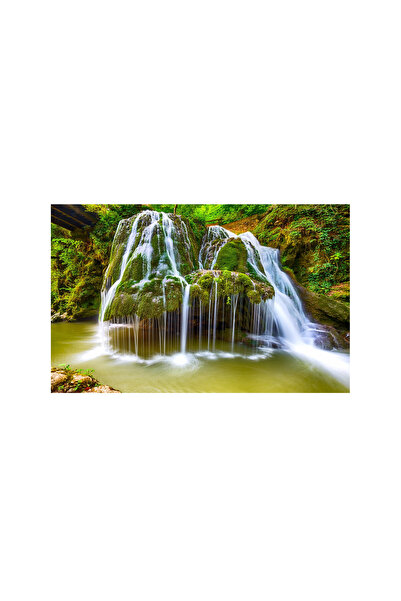 ve Tablou Canvas, Peisaj, Cascada Bigar, izvor, padure 80 x 50, multicolor