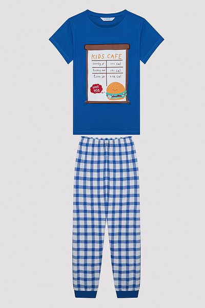 Penti Boy's The Menu Multicolor Pajama Set