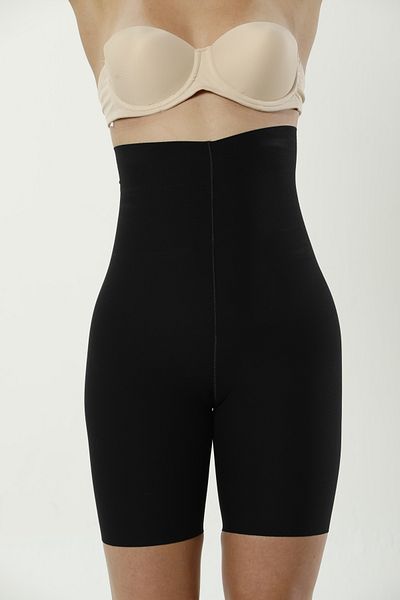 bazaar-turkey all you need Laser Cut High Waist Long Corset 2002 Black