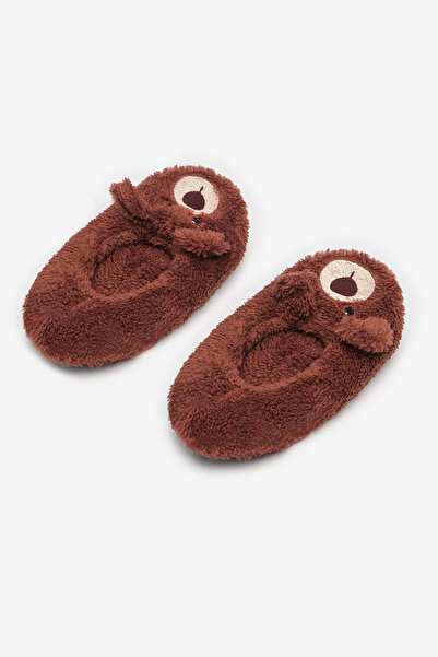 Penti Erkek Çocuk Bear Kahverengi Patik Çorap