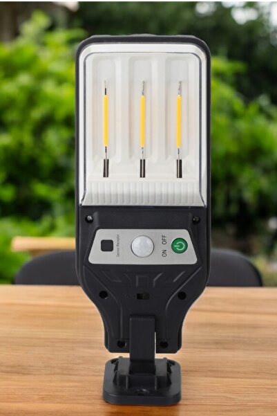 usin COB Ledli Uzaktan Kumandalı Sensörlü Güneş Enerjili Solar Bahçe Sokak Duvar Aydınlatma Armatürü