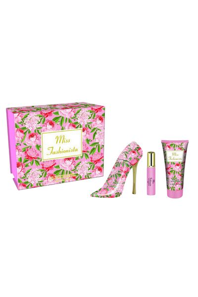 tiverton MISS FASHIONISTA PINK, set EDP 100 ml + 15 ml + body lotion 100 ml, women
