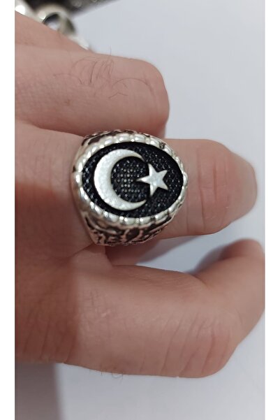 Modaadresiniz خاتم رجالي بزخارف العلم التركي