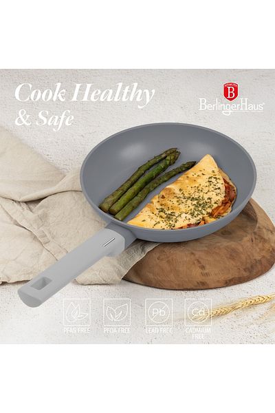 Berlinger Haus 15-piece Aspen Bh 8245 Cookware Set, Non-stick, Gray