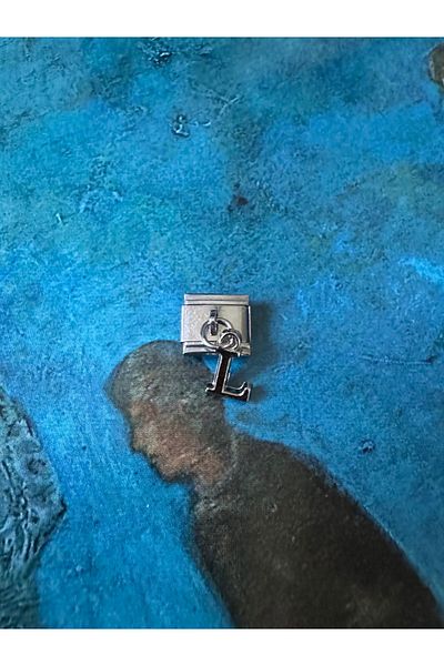 LAİKA Steel Italian Bracelet Charm Letter Charm All Letters