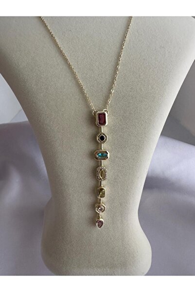 DaintyReward ÇELİK Y ŞEKLİNDE MARKA MODEL DEKOLTE KOLYE