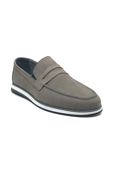 Taşpınar Ayakkabı Kale 100% Nubuck Leather Men's Summer Comfortable Casual Loafer Classic Shoes 40-44