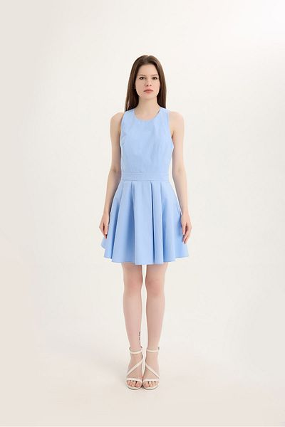 SEVİLEN Summer Dress with Pens Detail
