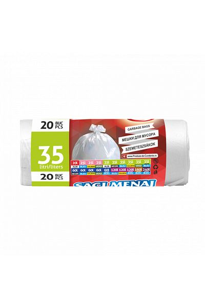 Cesiro Household Bags 35l 20/set 2x White