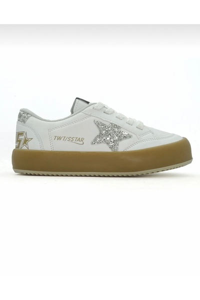 Brs Kız Çocuk Cırtlı Bağcıklı Sneaker Spor Ayakkabı