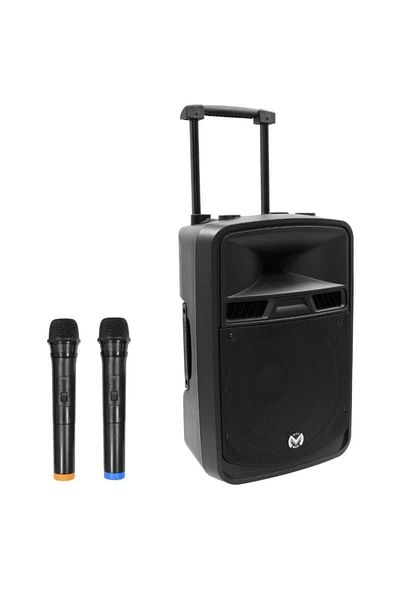 Mac Mah 12 inch portable speaker with 2 microphones MAC MAH MOBILE 12 UHF