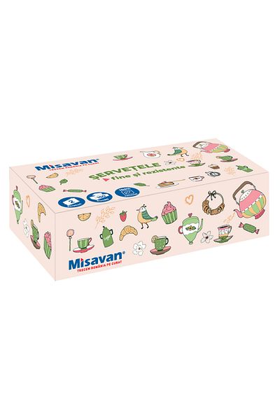Cesiro Msv Tea Box Napkins 150/set