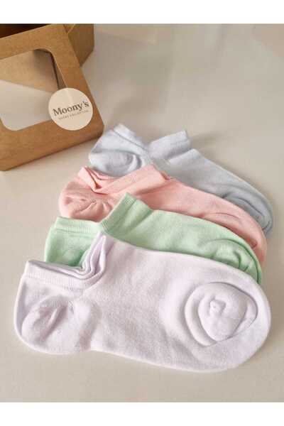 Moonys Socks Collection Безшевен комплект от 4 чифта дамски чорапи от бамбук