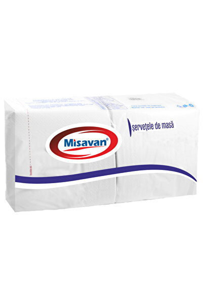 Cesiro Șervețele albe 33x33, 2 straturi, 250/set