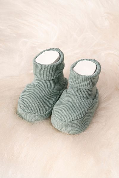 Polpuf Ribbed Flexible Baby Booties