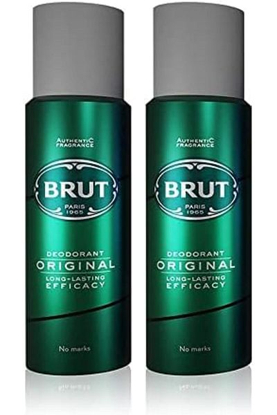 Brut Deodorant Spray for Men | Original | Fresh & Authentic Fragrance | Long Lasting Deo, 2x200 ml
