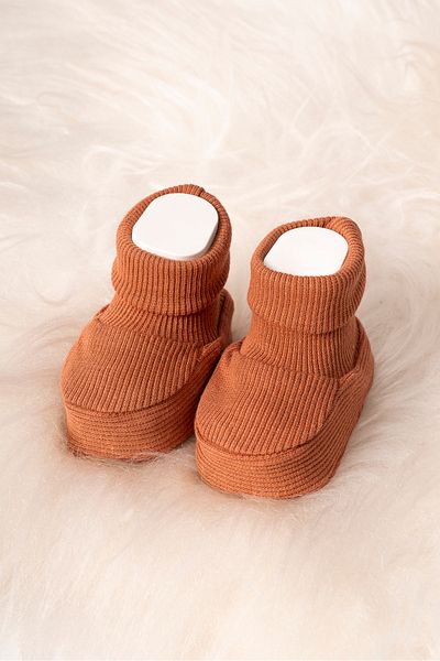 Polpuf Ribbed Flexible Baby Booties