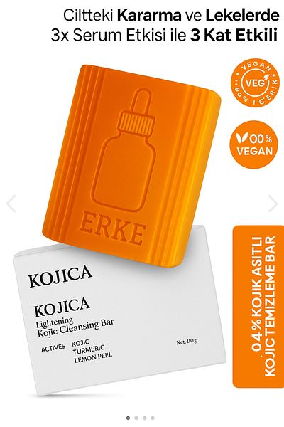 METROPOL Kojic Acid Soap Anti-Blemish and Darkening, Kojiso-Like Effect