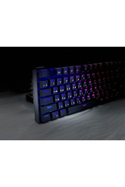 REDRAGON KUMARA K552-RGB Arabic & English Tenkeyless Mechanical Gaming Keyboard - Black