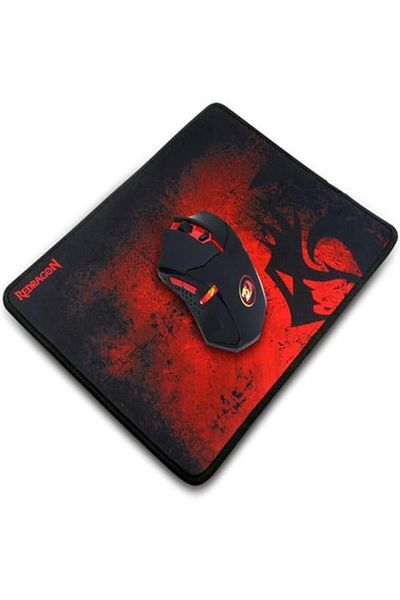 REDRAGON Wireless Gaming Combo Mouse and Mat by Redragon - Black