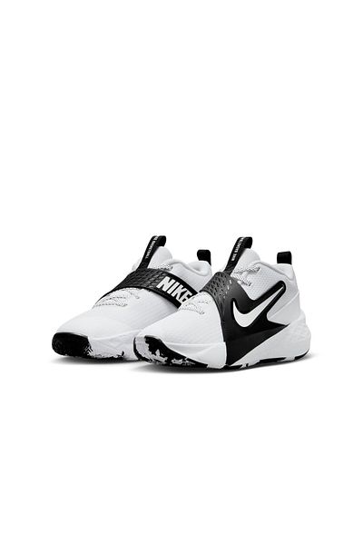 Nike Basketball Shoe Team Hustle D 12 Gs Black and White Basketball Shoe