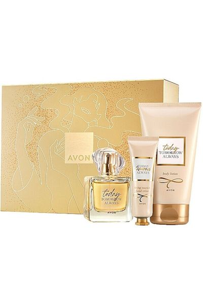 AVON TTA Today box set for Her Eau de Parfum 50 ml Body Lotion 125 ml and Hand Cream 30 ml