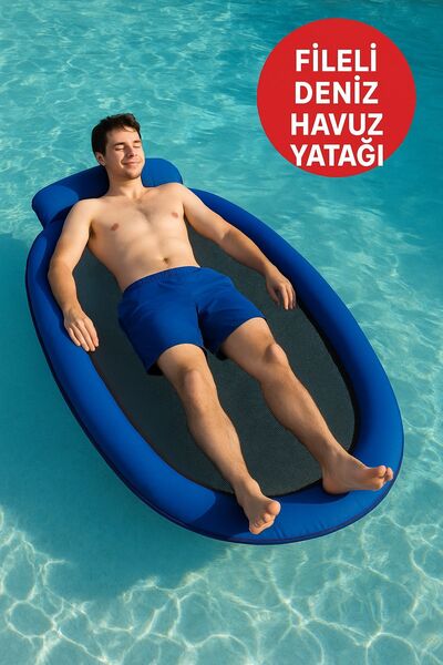 TOYFEST AquaRelax Fileli Havuz Yatağı -Yaz Keyfi Fileli Deniz/Havuz Yatağı 17...