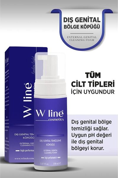 wline Genital Bölge Intim Köpüğü Jel 150 ml