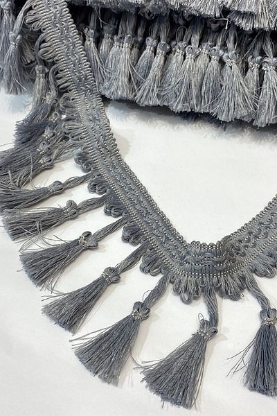 Fiyonks Atölye Fringe Tassel with Knob, Curtain Tassel, Truck Tassel, Truck Tassel, 1 Meter
