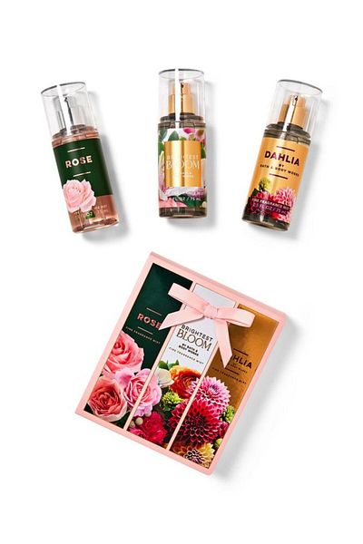 Bath & Body Works Bouquets Mini Fine Fragrance Mist Set