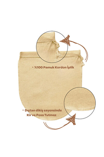 GUNBO HOME 25x30 cm 10 Adet Organik Pamuk Süzme Kesesi Süt Bezi Çok Amaçlı Kese Süt Bezi Yoğurt Peynir