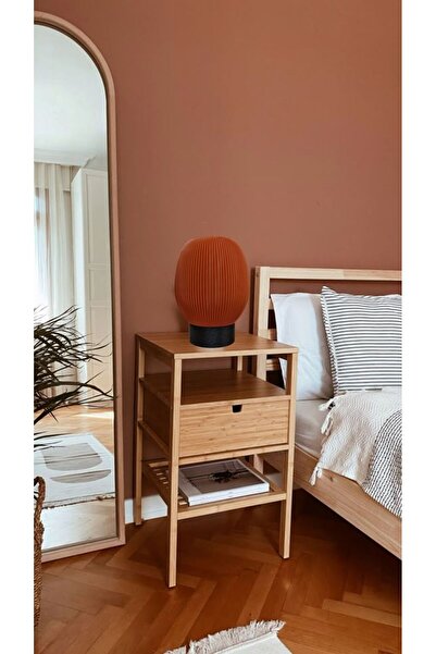 decory Valenty Modern Textured Black Base Tile Body Special Design Lampshade (Bioplastic) E27