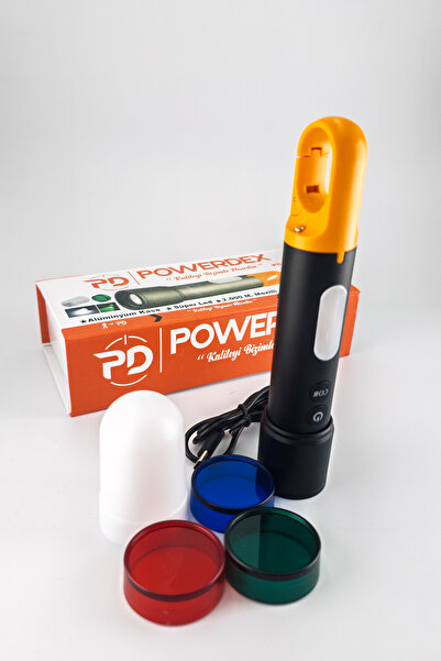 shop PD-3900 9 Modlu Zoomlu Süper LED El Feneri | Şarjlı - 2000 Lümen - 4 Baş...