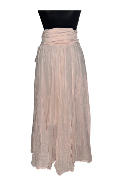 PHUTİ COLLECTION تنورة ملفوفة مبطنة بالقطن الإيطالي