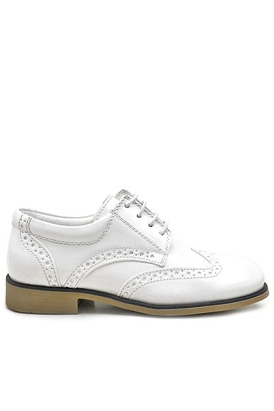 Rakerplus Titan White λουστρίνι με κορδόνια Classic Boy's Classic παπούτσια