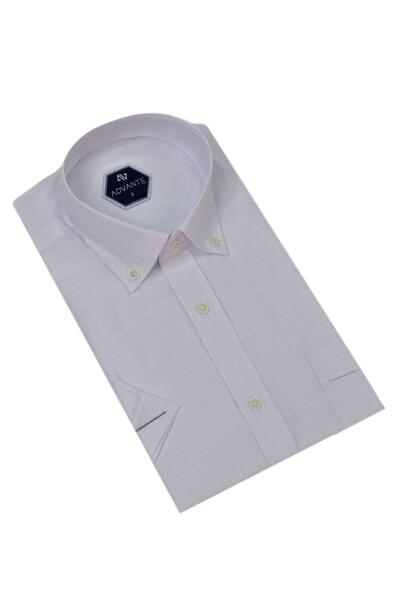 ADVANTE Чоловіча класична сорочка з одним кишенею та короткими рукавами BGL-ST04554