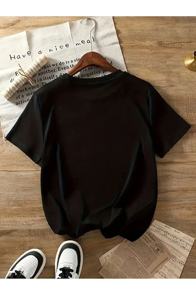 QUEENSTOWN Μπλουζάκι Unisex Teddy Bear California με στάμπα με λαιμόκοψη μεγάλου μεγέθους