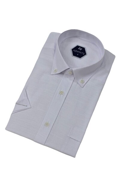 ADVANTE Чоловіча класична сорочка з одним кишенею та короткими рукавами BGL-ST04554