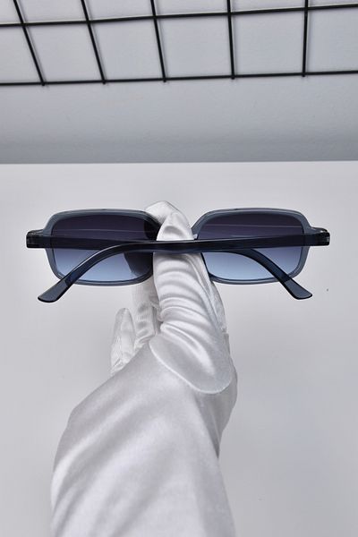 LOOKUP NEW 49-19-145 Ekartman Unisex Women Men Uv400 Protect Bone Rectangle Square Mii Sunglasses