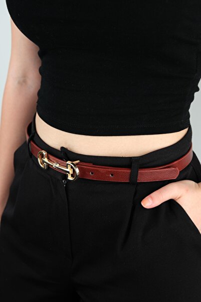 Jack Ferrero KADIN TOKALI 100 CM DERİ KEMER