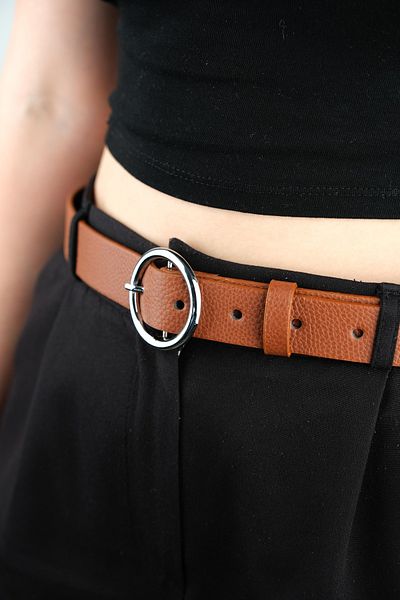 Jack Ferrero 100 cm Leather Belt with Women's Buckle