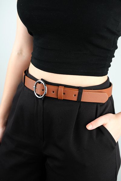 Jack Ferrero 100 cm Leather Belt with Women's Buckle