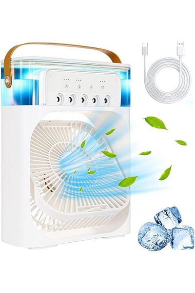 Generic Portable Air Conditioners,Mini Evaporative Cooler,700ml Cooler 3 Speeds,USB Personal Conditioner