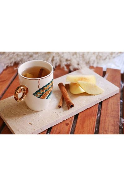 Gemboss Natural Marble Presentation Rack Travertine Coaster