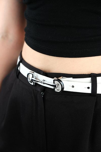 Jack Ferrero 100 cm Leather Belt with Women's Buckle
