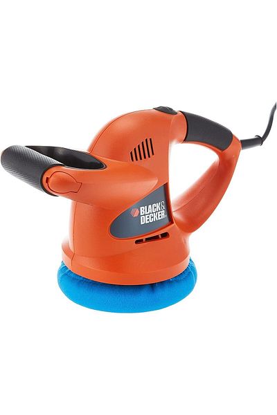 Black&Decker 60W 4400RPM 152mm Electric Car Polisher/Waxer , Orange/Black - KP600-AE,