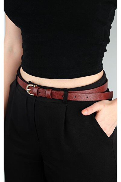 Jack Ferrero KADIN TOKALI 100 CM DERİ KEMER